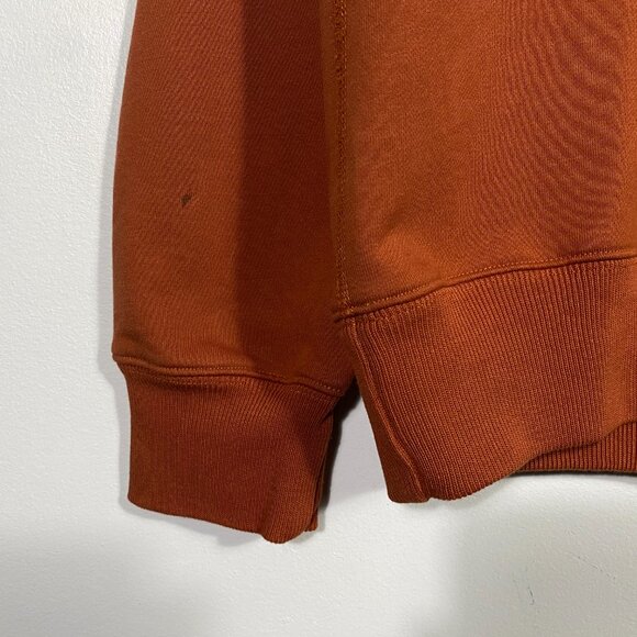 Reigning Champ Oversized French Terry Crewneck Sweatshirt Burnt Orangem men's Sm - Picture 4 of 8